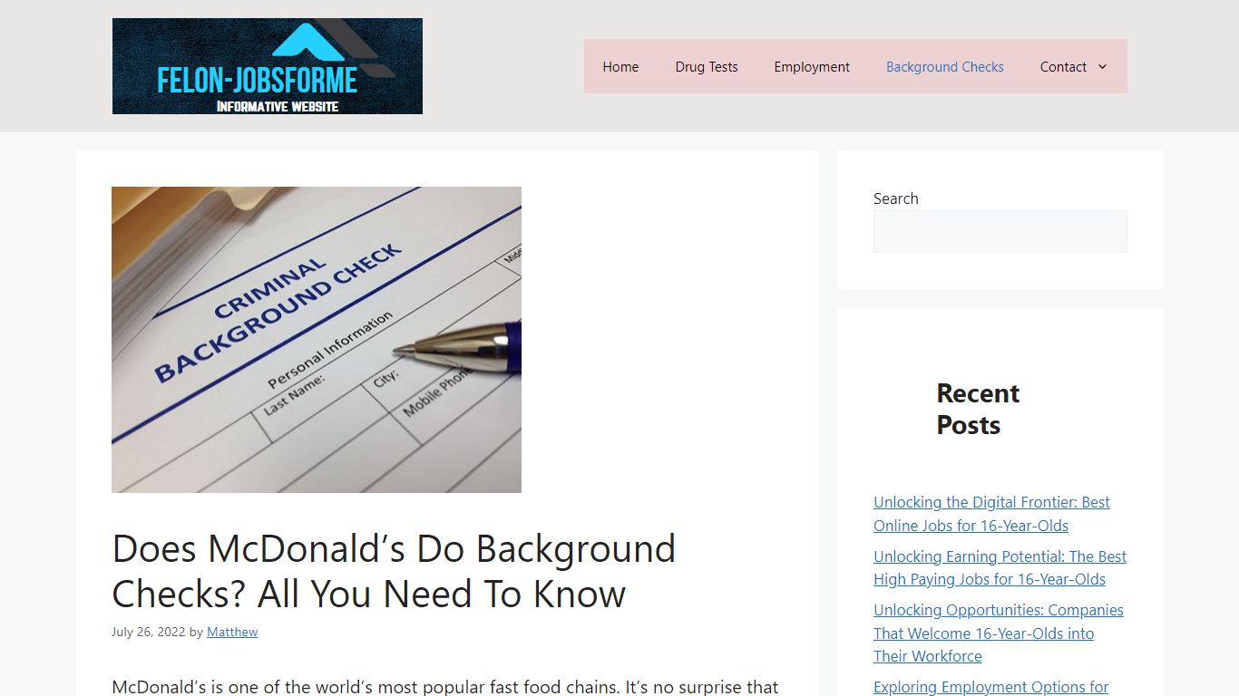 Does McDonald’s Do Background Checks? All You Need To Know